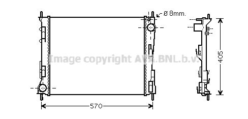 AVA QUALITY COOLING Radiators, Motora dzesēšanas sistēma RT2375